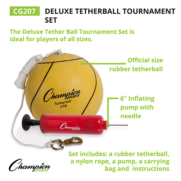 champion sports deluxe tetherball set