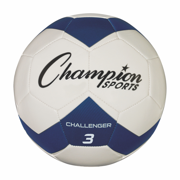 Blue/White Champion Sports Challenger Soccer Ball Size 3 