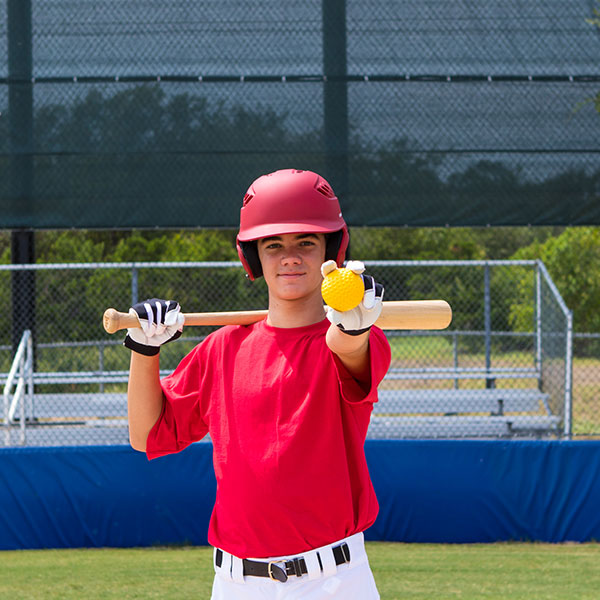 11 INCH DIMPLED PITCHING MACHINE SOFTBALL