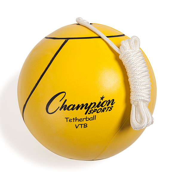 Rubber Champion Sport VTB Optic Tether Ball Yellow Nylon 