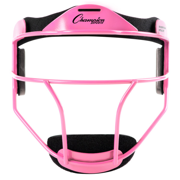 Champion Sports FMAPK Softball Adult Pitchers Fielders Face Mask Light Pink 