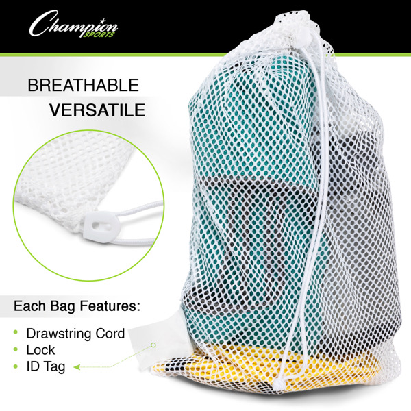 champion sports mesh equipment bag