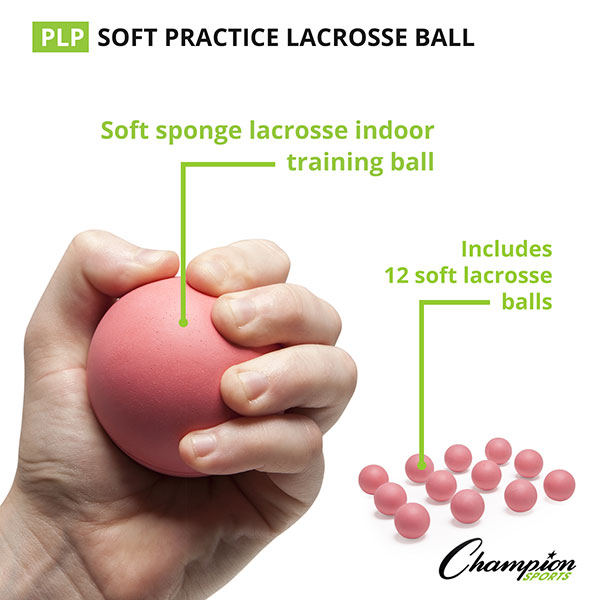 SOFT PRACTICE LACROSSE BALL PACK