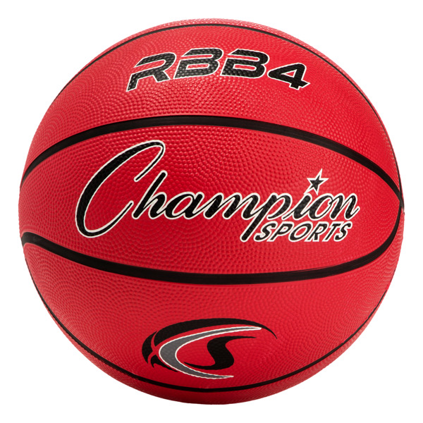 INTERMEMIATE RUBBER BASKETBALL RED