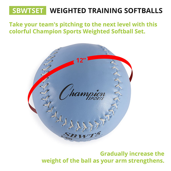 weighted softballs for pitching