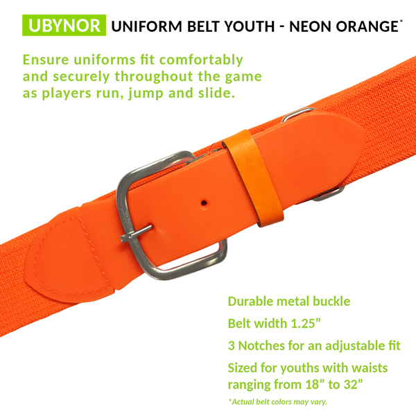 orange softball belts