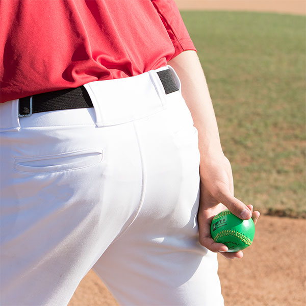 Orange Champion Sports Stretch Elastic Adjustable Youth Baseball Softball Belt 