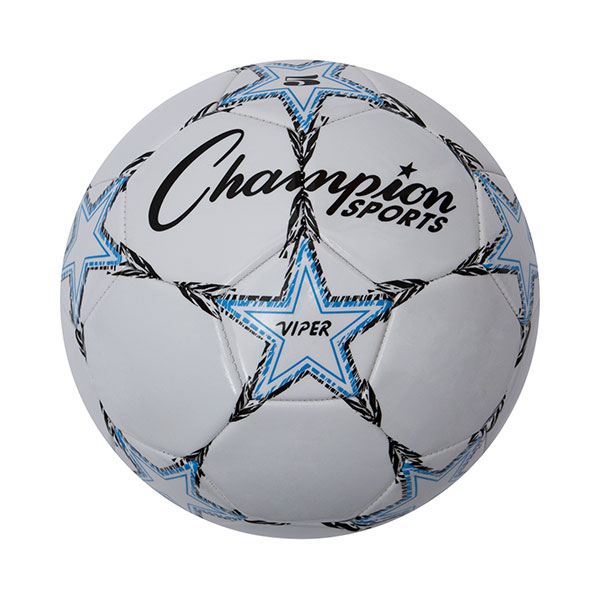Size 5 Champion Sports RETRO5 Retro Soccer Ball Black & White 
