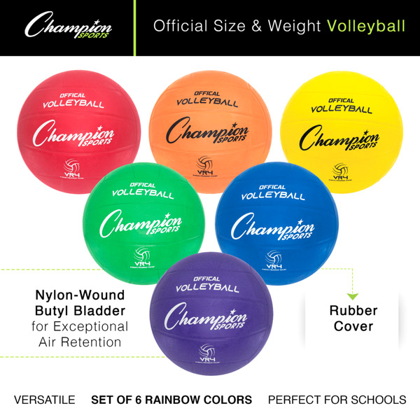 RUBBER VOLLEYBALL SET