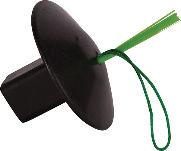 Champion Sports Rubber Base Plug With Optic Stem For Baseball And Softball 